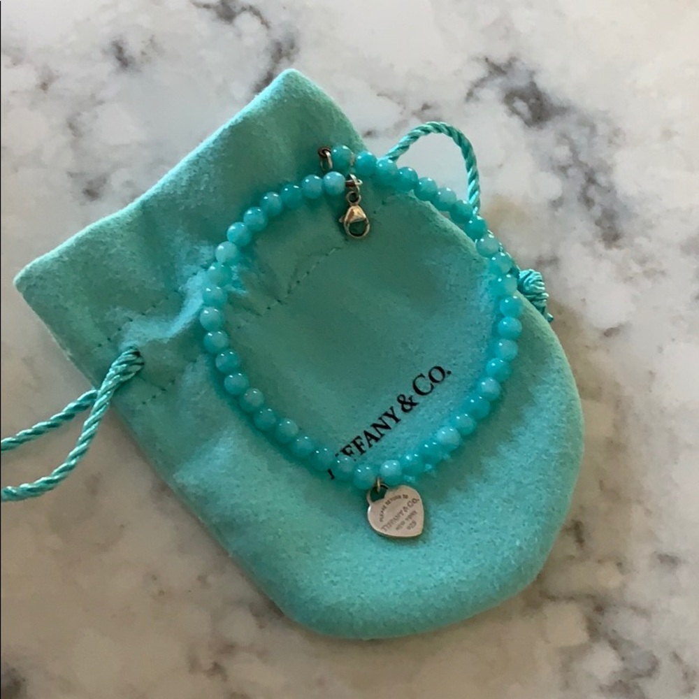 Tiffany & Co blue beaded bracelet